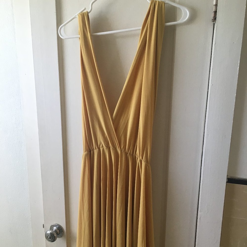 Infiinity Dress - Mustard Yellow - Multi-Way Wrap